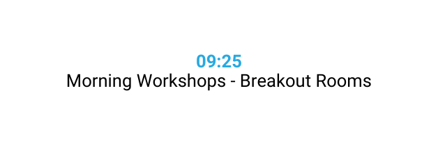 09 25 Morning Workshops Breakout Rooms